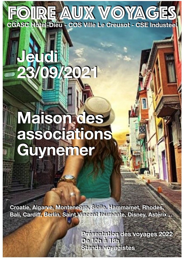 foire aux voyages 2021 affiche foire aux voyages 2021