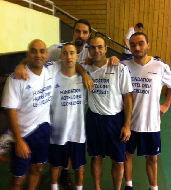 équipe foot téléthon