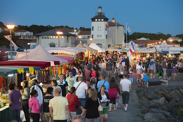 port de bourgenay marche de nuit