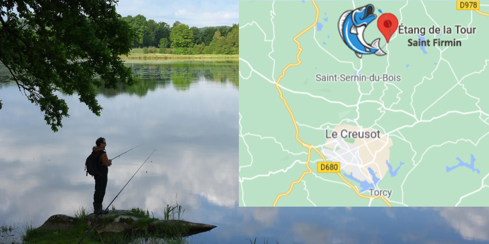 carte étang de la tour de champitaux