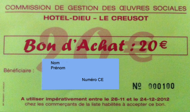 bon d'achat