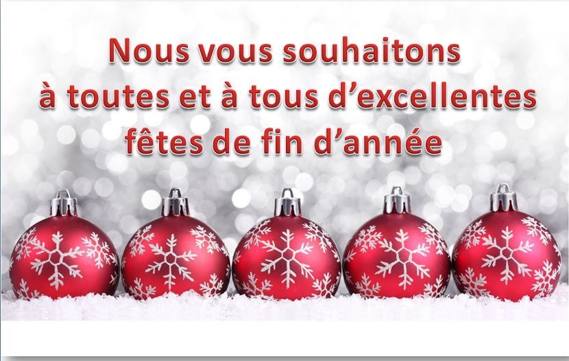 excellente fetes de fin d'année 2017