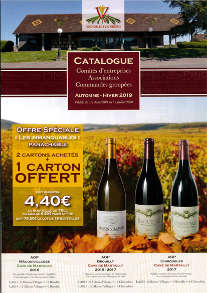 vignobles et vignerons automne 2019